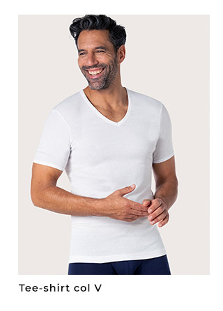 Tee-shirt col V