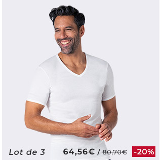tee-shirt col v